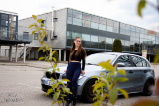 Car Shooting mit Model Portrait1