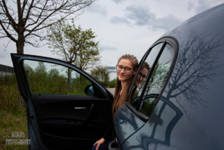 Car Shooting mit Model Portrait